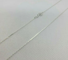 Load image into Gallery viewer, 925 Sterling Silver Very Thin Fine Boston Link Chain Necklace 1mm 16 18 24 inch