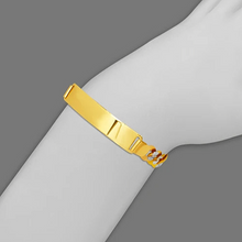 Load image into Gallery viewer, 14K White Pave Gold Curb Light ID Bracelet 8mm/7mm Wide 8" Engraving Available