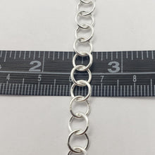 Load image into Gallery viewer, 925 Sterling Silver Circle Link Cable Chain Necklace 6.9mm Nickel Free 16"~24"