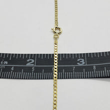 Load image into Gallery viewer, 10K Yellow Gold Solid Cuban Link Chain Curb Necklace Width 1.8mm Length 16"~30"