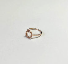 Load image into Gallery viewer, 14K Solid Rose Gold Dainty Smile Face Ring Band Handmade Women Girl Size 4~10