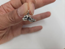 Load image into Gallery viewer, 925 Sterling Silver Eating Opossum Charm Pendant Antique Finish 3/4 (19mm) Inch