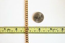 Load image into Gallery viewer, 10K Yellow Gold Hollow Miami Necklace Chain Bracelet 6.5mm
