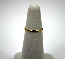 Load image into Gallery viewer, 10K Solid Yellow Gold Plain Knuckle Band Ring Kids Women Girl 2mm Size 2~7.5