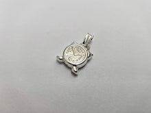 Load image into Gallery viewer, 925 Sterling Silver Small Hollow Alarm Clock Pendant 9/16 (14mm) Inch Tall