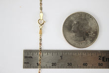 Load image into Gallery viewer, Authentic 14K Yellow White Rose Gold Tri-Color Valentino Chain 1.5mm/16"-24"