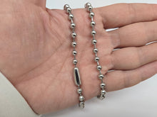 Load image into Gallery viewer, Stainless Steel Bead Ball Chain Necklace Bracelet Anklet 5mm
