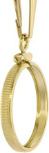 Load image into Gallery viewer, Gold Filled Penny Bezel Screw Top 19 mm Coin Edge 1 Cent Coin NOT Included