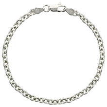 Load image into Gallery viewer, 925 Sterling Silver Solid Cable Link Chain Necklace Bracelet 3.8mm 7" to 30"