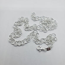 Load image into Gallery viewer, 925 Sterling Silver Circle Link Cable Chain Necklace 6.9mm Nickel Free 16"~24"