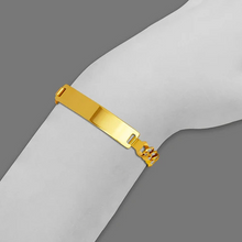 Load image into Gallery viewer, 14K White Pave Gold Curb Light ID Bracelet 7mm/6mm 7"~8" Engraving Available