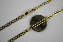 Load image into Gallery viewer, 14K SOLID GOLD Cuban Link Chain Necklace Men Women Everyone 4.5mm / 16"~30"