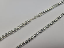 Load image into Gallery viewer, 925 Sterling Silver High Polish Bead Ball Chain Necklace Bracelet 6mm 7" to 20"