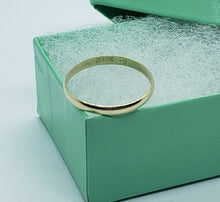 Load image into Gallery viewer, 2mm 10K Solid Yellow Gold Plain Knuckle Band Simple Ring Women Sizes 2 to 7.5