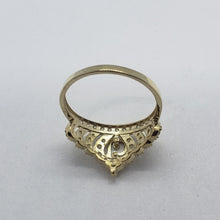 Load image into Gallery viewer, 14K Solid Yellow Gold Crown Sweet 15 Ring Royal Polished Band for Women Girls