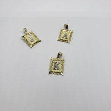Load image into Gallery viewer, Authentic 14K Gold Plate Initial Alphabet Letter Pendant with/without Box Chain