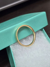 Load image into Gallery viewer, 14K Gold 3mm Men Women Flat Wedding Band Ring Yellow or White Gold Sizes 5~10