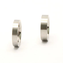 Load image into Gallery viewer, Stainless Steel Plain Matte Finish Flat Edge Wedding Thumb Ring Band 4-5mm