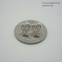 Load image into Gallery viewer, 925 Sterling Silver Small Heart Cut Out Stud Earring for Women Girl High Quality