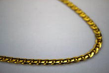 Load image into Gallery viewer, Authentic 14K Solid Yellow Gold Concave Mariner Chain 4.6mm / 20" ~ 26"