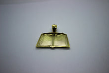 Load image into Gallery viewer, 10K or 14K Yellow Solid Gold Bible Pendant 3 sizes