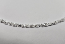 Load image into Gallery viewer, 925 Sterling Silver Solid Rope Chain Bracelet Necklace Diamond Cut 3mm 7" ~ 30"
