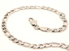 Load image into Gallery viewer, Stainless Steel Figaro Link Chain Necklace 5.5mm Wide, Sizes 20-30 Inches