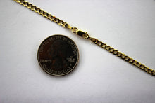 Load image into Gallery viewer, 10K Authentic Solid Gold Cuban Curb Link Chain Necklace Men Women 3mm / 16"~30"