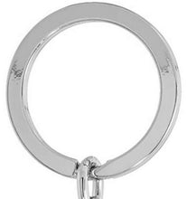 Load image into Gallery viewer, Scottish Terrier Dog Puppy Key Chain Crystal Key Ring 3 inches Long 33mm Round