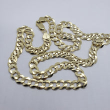 Load image into Gallery viewer, 10K Authentic Solid Yellow Gold Cuban Chain Necklace 2mm-10mm Size 16"~30"