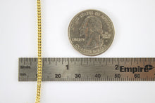 Load image into Gallery viewer, Authentic 10K Hollow Yellow Gold Franco Necklace Chain 2mm/16-30"
