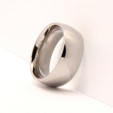 Load image into Gallery viewer, Stainless Steel Smooth Plain Domed High Polish Wedding Band Thumb Ring 8mm