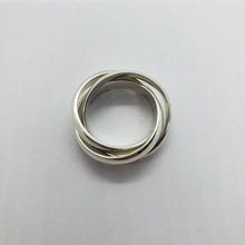 Load image into Gallery viewer, Sterling Silver Rolling Domed Band Ring for Men Women 5mm Handmade Size 6 to 14
