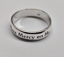 Load image into Gallery viewer, 925Sterling Silver Lord Jesus Christ Have Mercy On Me Ring Polished Finish 6.5mm