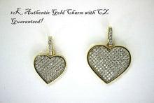 Load image into Gallery viewer, 10K Gold Authentic Heart Charm Pendant for Men Women Children Kids 2 Sizes
