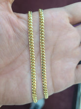 Load image into Gallery viewer, 14K SOLID Yellow Gold Miami Cuban Link Chain Necklace Everyone 4mm 20"- 30"