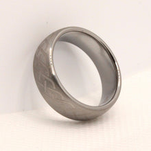 Load image into Gallery viewer, Tungsten Carbide Domed Etched Celtic Knot Brushed Finish Wedding Band Ring 8mm