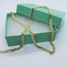 Load image into Gallery viewer, 14K Hollow Yellow Gold Miami Cuban Link Chain Necklace Bracelet 4.5mm 7"~30"