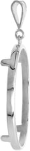 Load image into Gallery viewer, 925 Sterling Silver 1Onza Plata Libertad Bezel 36 mm Coins Prong Back Round Edge