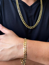 Load image into Gallery viewer, 10K Authentic Solid Yellow Gold Cuban Curb Chain Men Women 10mm Size 20"~30"