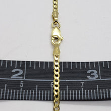 Load image into Gallery viewer, 10K Yellow Gold Solid Cuban Link Chain Curb Necklace for Women 2mm, 18"~30"
