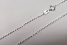 Load image into Gallery viewer, 925 Sterling Silver Thin Cable Link Chain Necklace Bracelet 1.5mm 7" to 30"