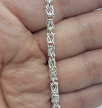 Load image into Gallery viewer, 925 Sterling Silver Turkish Chain High Quality Necklace Bracelet 4mm Size 7"~30"