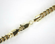 Load image into Gallery viewer, Authentic 10K Hollow Yellow Gold Franco Necklace Chain 6mm/24-40"