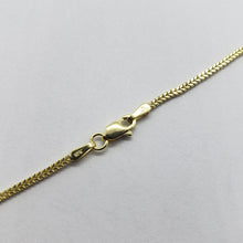 Load image into Gallery viewer, 10K Hollow Yellow Gold Franco Box Link Chain Necklace Men Women 1.5mm 16-30"
