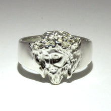 Load image into Gallery viewer, 925 Sterling Silver Jesus Christ Crown of Thorns Diamond Cut Finish Ring