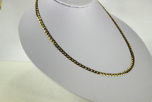 Load image into Gallery viewer, 14K SOLID-GOLD Cuban Link Chain Necklace for Everyone 3.5mm / 16" ~ 30"