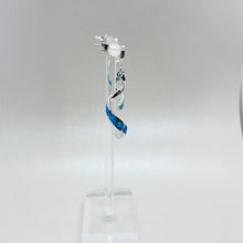 Load image into Gallery viewer, Sterling Silver Synthetic Opal Stud Dangling Earrings