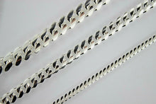 Load image into Gallery viewer, 925 Sterling Silver Miami Cuban Link Chain Necklace Bracelet 2mm~8.3mm 7”~36”