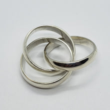 Load image into Gallery viewer, Sterling Silver Rolling Domed Band Ring for Men Women 5mm Handmade Size 6 to 14